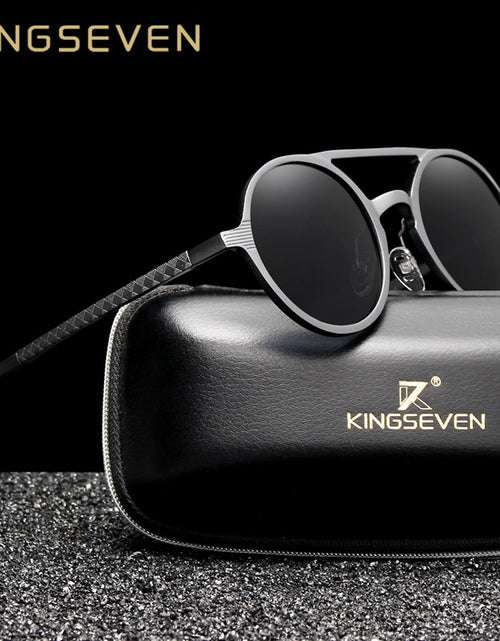 Load image into Gallery viewer, Men's Polarized  Round Sunglasses