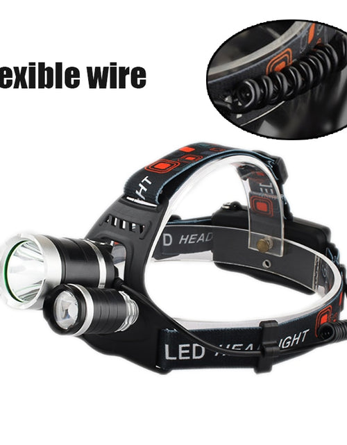Load image into Gallery viewer, Headlamp 90 degree high Led lighting Head Lamp 4 mode XML T6/R5 LED Headlamp Headlight Camping Fishing headlight Torch Lanterna