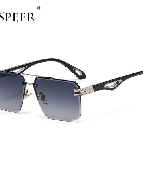 Load image into Gallery viewer, Oversized Rimless Rectangle Sunglasses