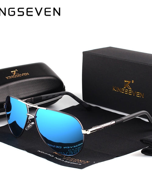 Load image into Gallery viewer, Men Vintage Aluminum Polarized Sunglasses