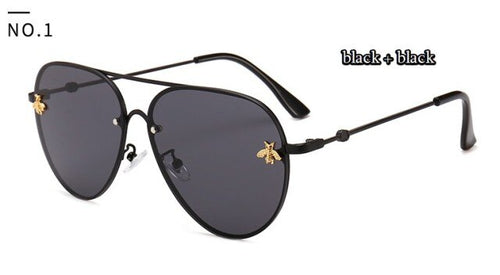 Load image into Gallery viewer, Luxury Bee Pilot Sunglasses
