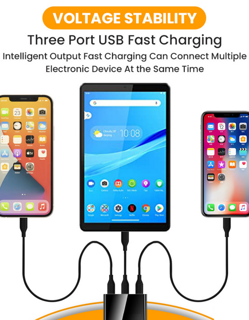 Load image into Gallery viewer, Fast Charge 3.0 USB Hub Wall Charger