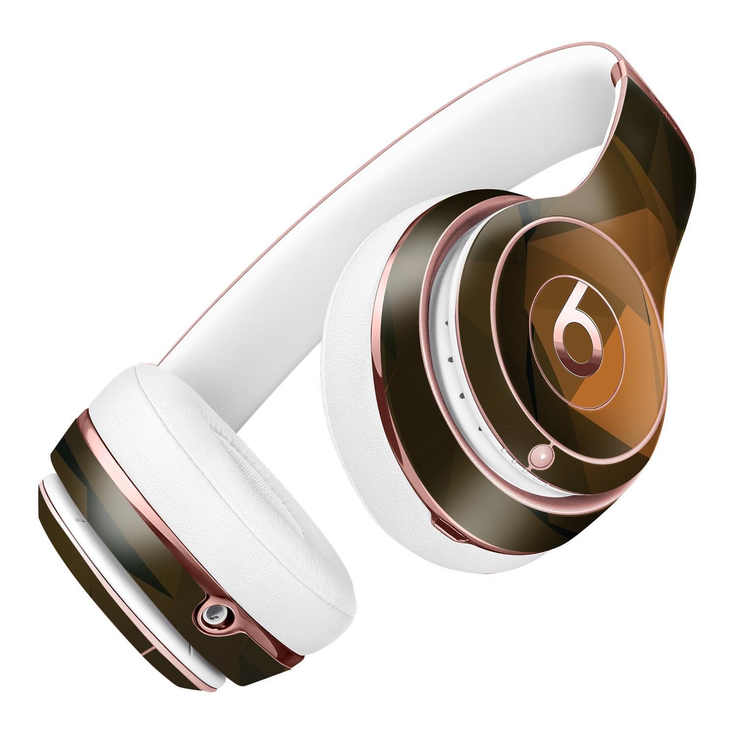 Brown and Orange Abstract Shapes Full-Body Skin Kit for the Beats by