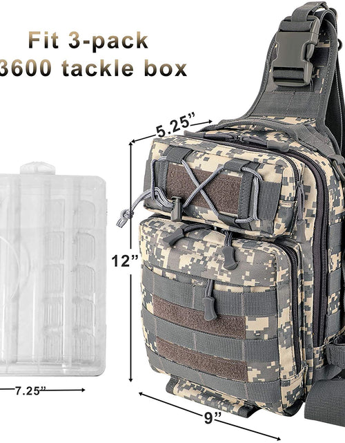 Load image into Gallery viewer, LUXHMOX Fishing Tackle Backpack Waterproof for Outdoor Gear Storage