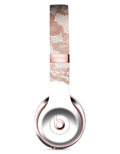 Load image into Gallery viewer, Rose Gold Lace Pattern 2 Full-Body Skin Kit for the Beats by Dre Solo