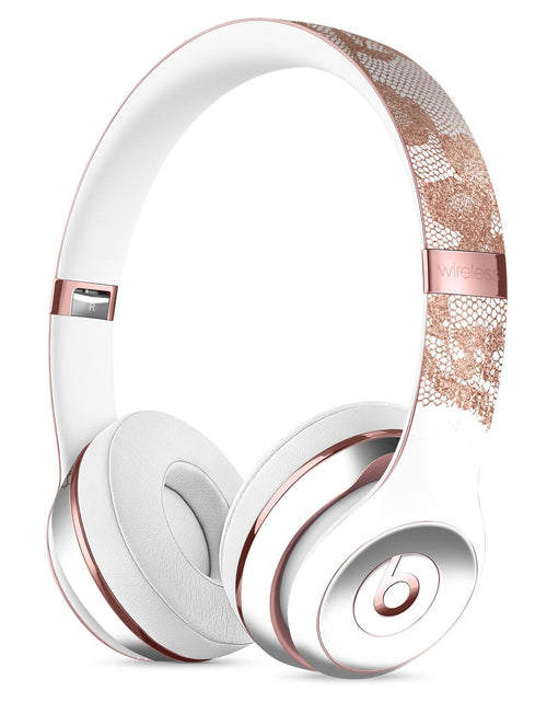 Load image into Gallery viewer, Rose Gold Lace Pattern 2 Full-Body Skin Kit for the Beats by Dre Solo