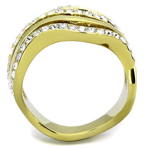 Load image into Gallery viewer, Women Stainless Steel Synthetic Crystal Rings