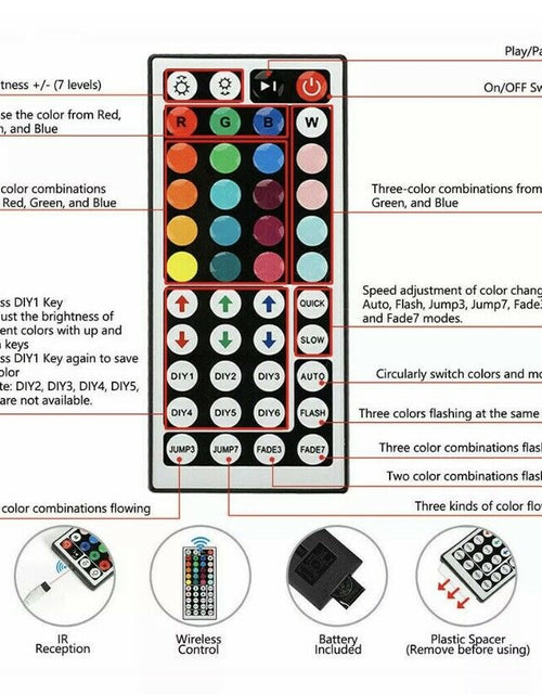 Load image into Gallery viewer, RGB Flexible Led Strip Lights (Non-Waterproof)