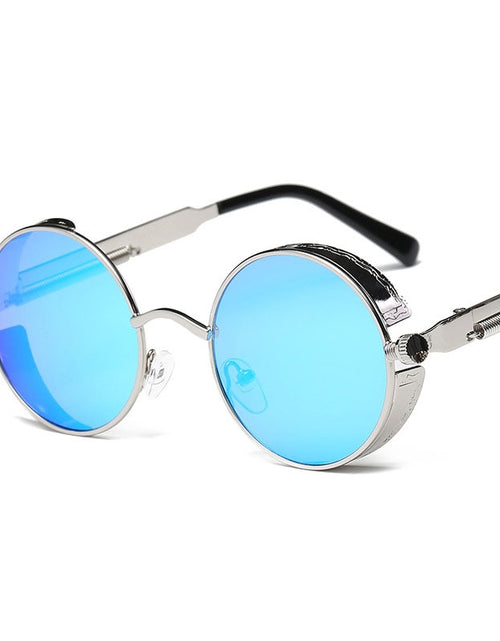 Load image into Gallery viewer, Metal Round Steampunk Sunglasses Men Women Fashion Glasses Brand Designer Retro Frame Vintage Sunglasses High Quality UV400