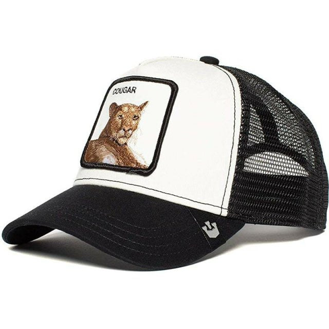 High Quality Animal Snapback Cotton Trucker  Mesh Cap