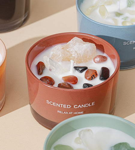 Scented Candles In Glass Jar