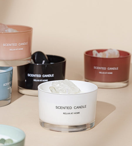 Scented Candles In Glass Jar