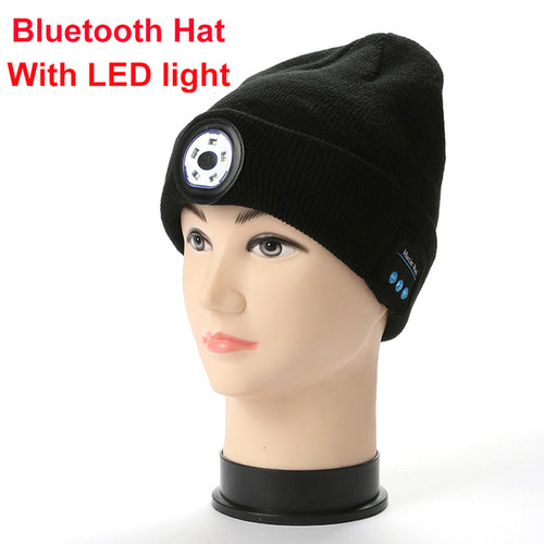 Load image into Gallery viewer, LED Hat With Stereo Headset
