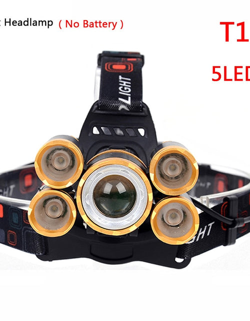 Load image into Gallery viewer, Z35T13 Headlight 4000 Lumen headlamp CREE XML3/5 LED T6 Head Lamp Flashlight Torch head light 18650 battery AC/DC charger option
