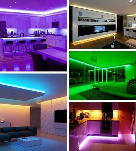 RGB Flexible Led Strip Lights (Non-Waterproof)