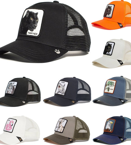 High Quality Animal Snapback Cotton Trucker  Mesh Cap