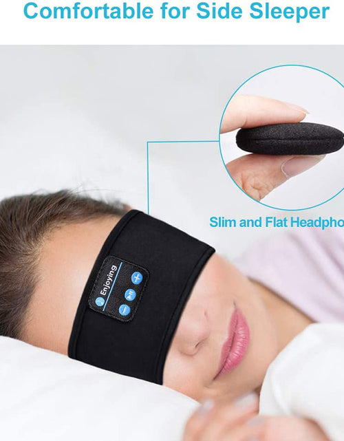 Load image into Gallery viewer, Bluetooth Headphones Soft Elastic Eye Mask
