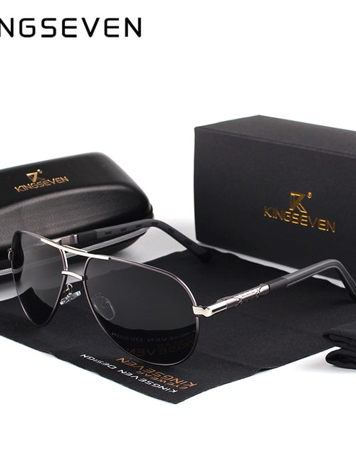 Load image into Gallery viewer, Men Vintage Aluminum Polarized Sunglasses
