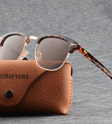 Polarized Semi-Rimless Unisex Sunglasses