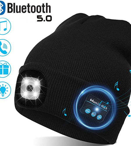 LED Hat With Stereo Headset