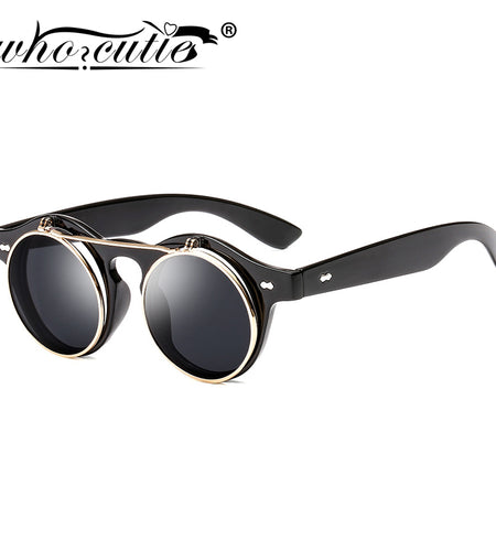 Round Flip Up Sunglasses