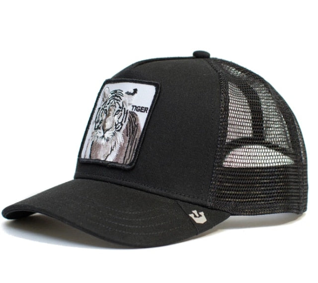 High Quality Animal Snapback Cotton Trucker  Mesh Cap