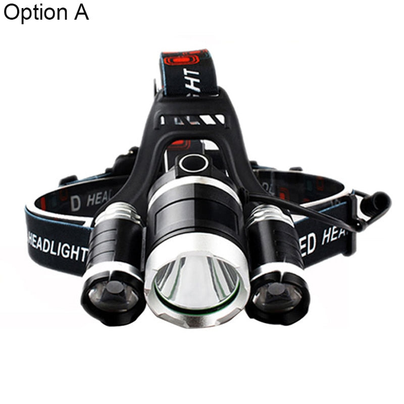 Headlamp 90 degree high Led lighting Head Lamp 4 mode XML T6/R5 LED Headlamp Headlight Camping Fishing headlight Torch Lanterna