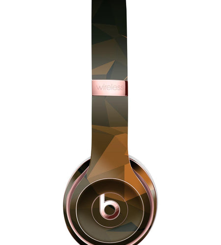 Brown and Orange Abstract Shapes Full-Body Skin Kit for the Beats by