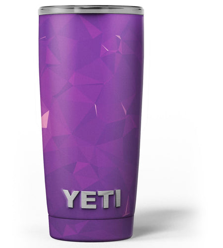 Dark Purple Geometric V15 - Skin Decal Vinyl Wrap Kit compatible with