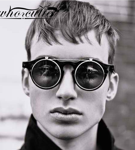 Round Flip Up Sunglasses