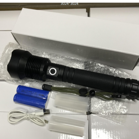 Most Powerful LED flashlight USB Zoom Tactical torch