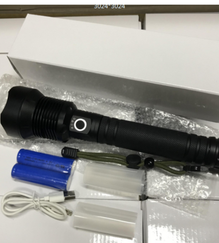 Most Powerful LED flashlight USB Zoom Tactical torch
