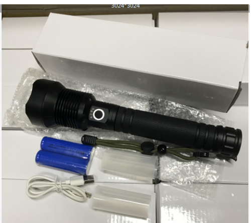 Load image into Gallery viewer, Most Powerful LED flashlight USB Zoom Tactical torch
