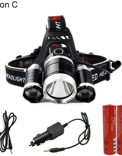 Load image into Gallery viewer, Headlamp 90 degree high Led lighting Head Lamp 4 mode XML T6/R5 LED Headlamp Headlight Camping Fishing headlight Torch Lanterna
