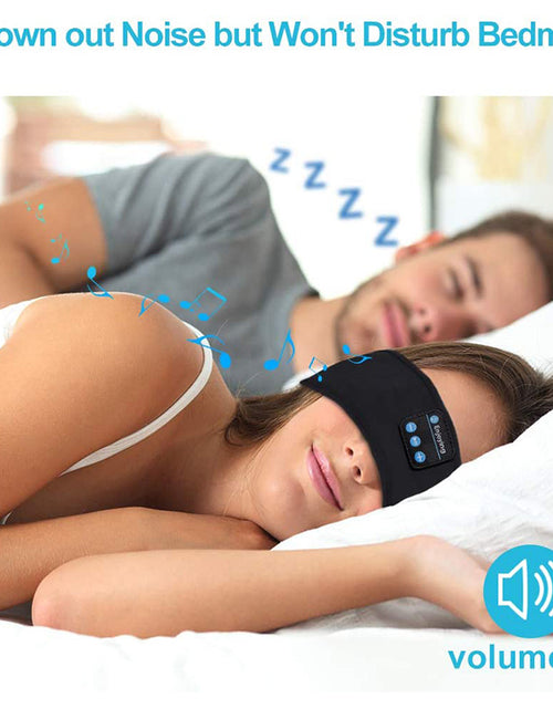 Load image into Gallery viewer, Bluetooth Headphones Soft Elastic Eye Mask
