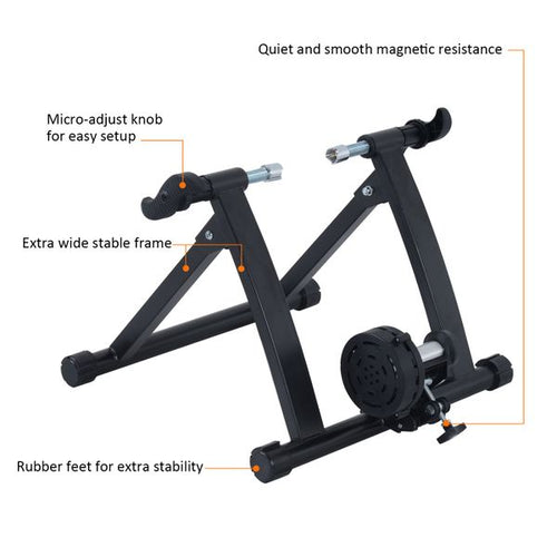 Load image into Gallery viewer, Soozier Folding Indoor Magnetic Bike Trainer Exercise Bicycle Cycling
