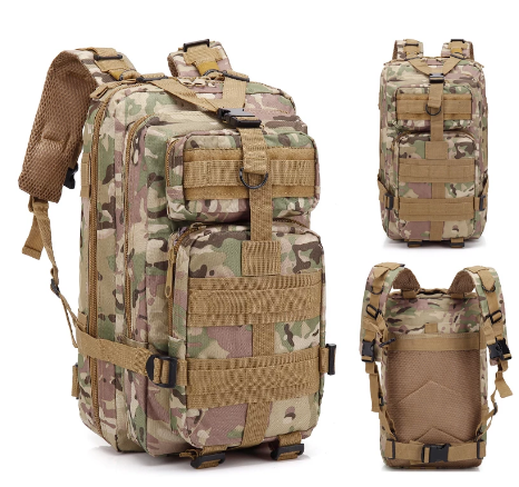 Load image into Gallery viewer, Backpack Outdoor Shoulder Bag 30L Camouflage
