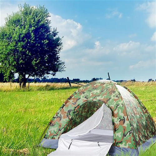 Load image into Gallery viewer, 3-4 Person Camping Dome Tent Camouflage Tent
