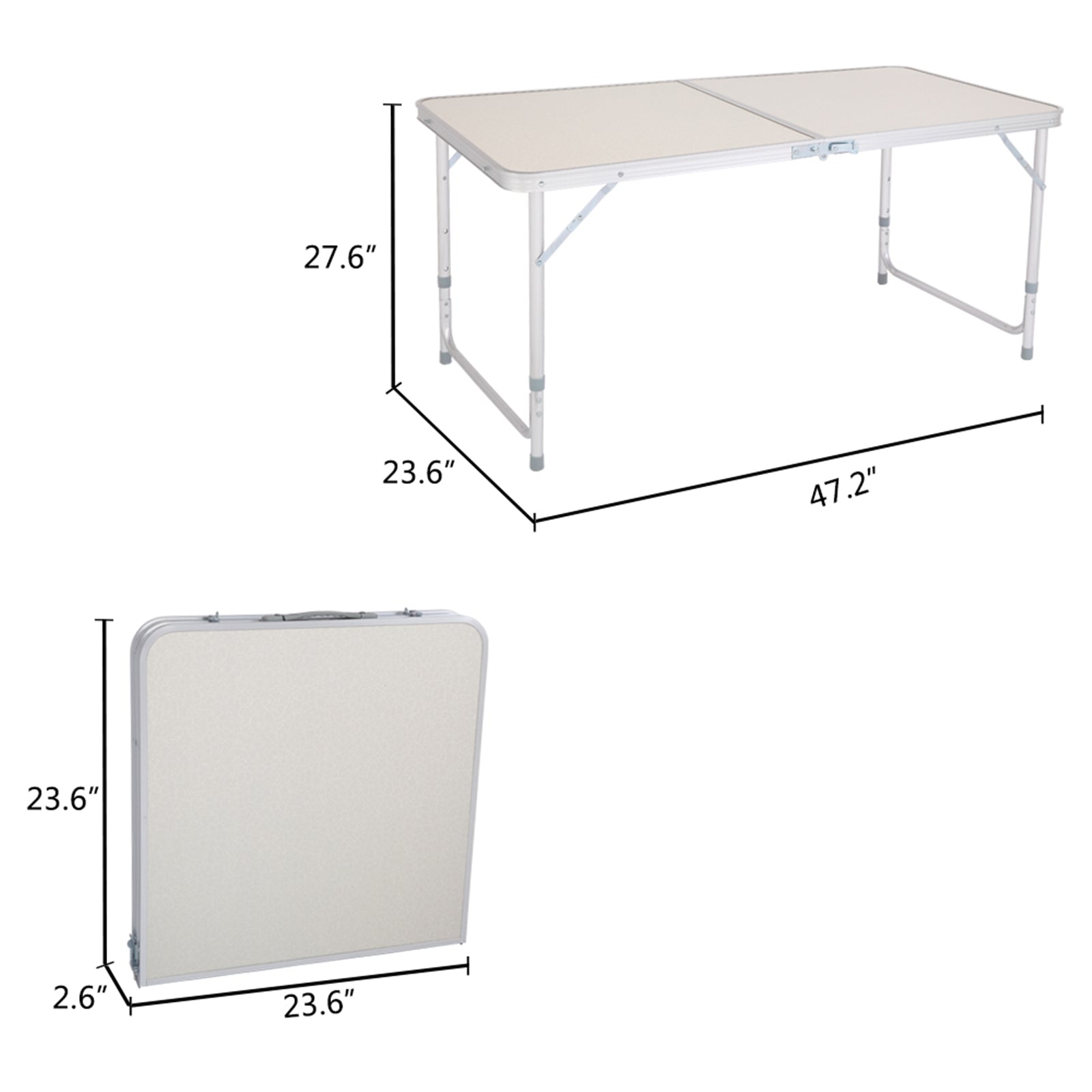 120 x 60 x 70 4Ft Portable Multipurpose Folding Table