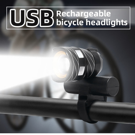 LED Bicycle Light 20000LM Racing Bike Front Headlight