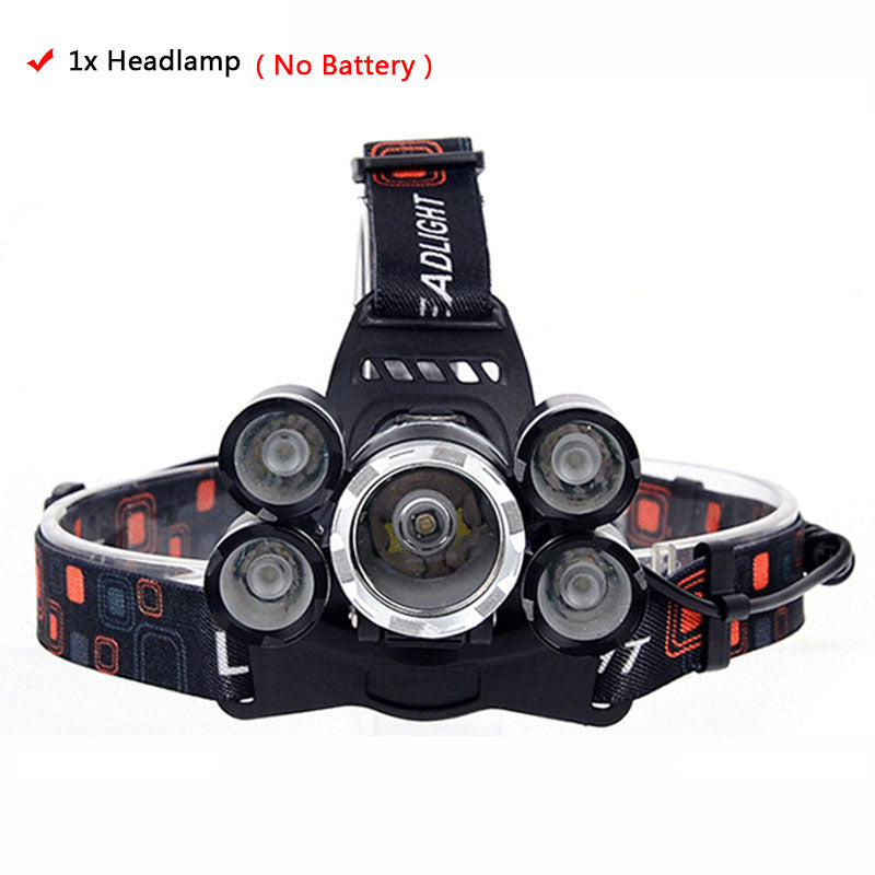 Z35T13 Headlight 4000 Lumen headlamp CREE XML3/5 LED T6 Head Lamp Flashlight Torch head light 18650 battery AC/DC charger option