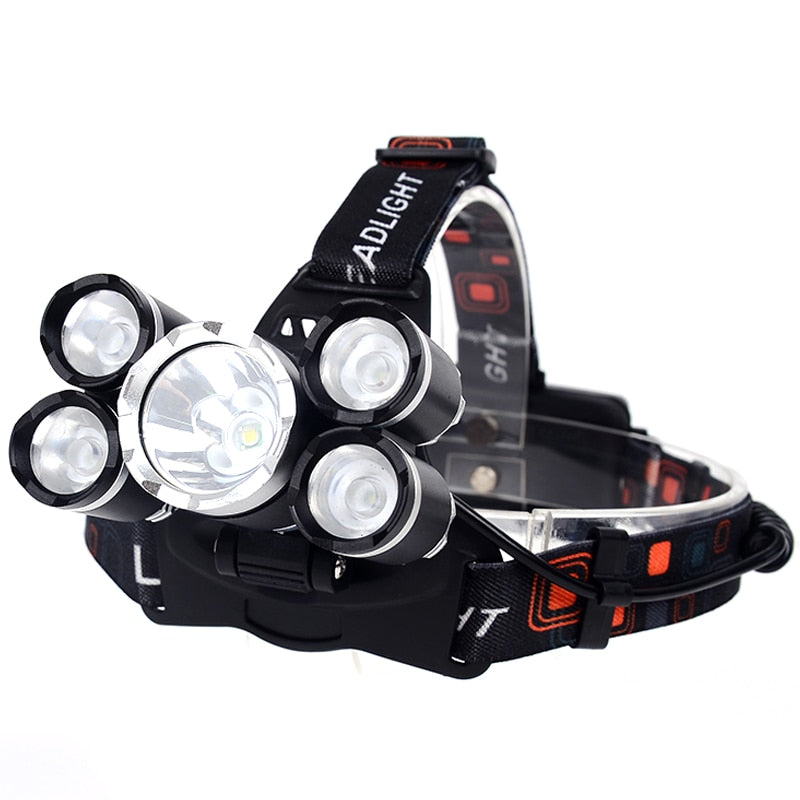 Z35T13 Headlight 4000 Lumen headlamp CREE XML3/5 LED T6 Head Lamp Flashlight Torch head light 18650 battery AC/DC charger option