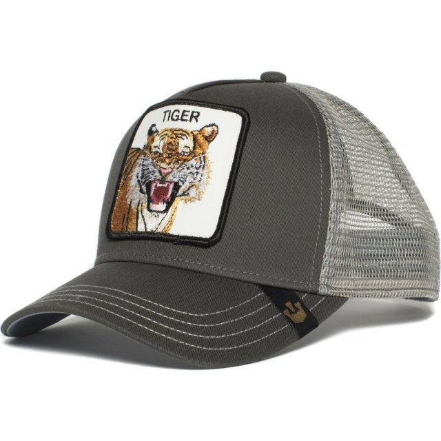 High Quality Animal Snapback Cotton Trucker  Mesh Cap