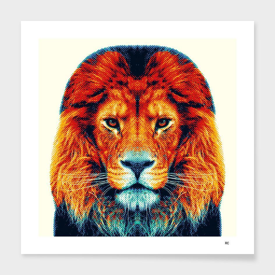 Lion - Colorful Animals  Frame