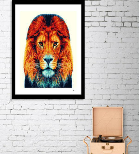 Lion - Colorful Animals  Frame