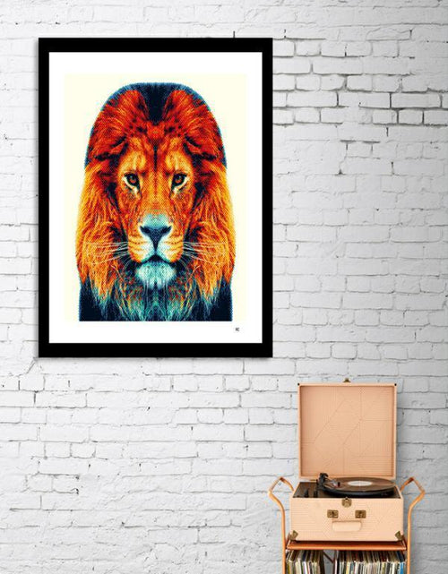 Load image into Gallery viewer, Lion - Colorful Animals  Frame
